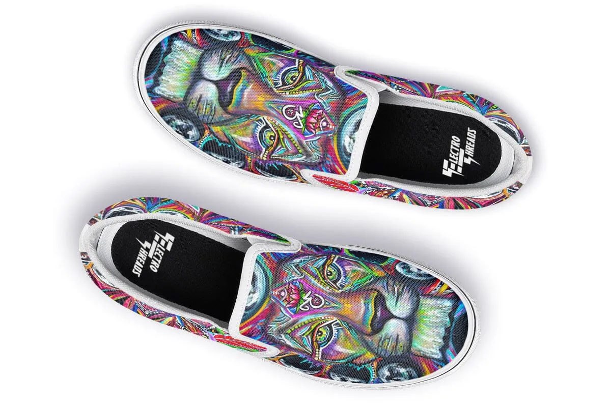 Lunar Lion Slip on Shoes