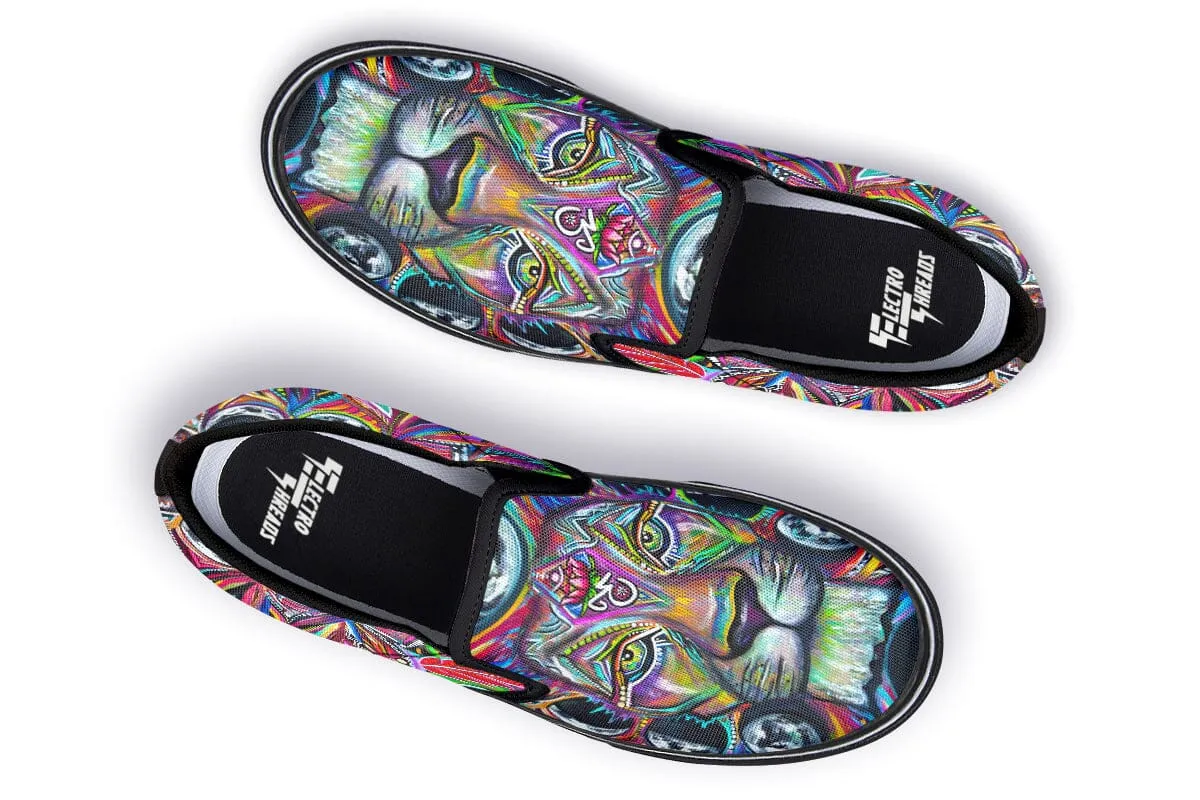 Lunar Lion Slip on Shoes