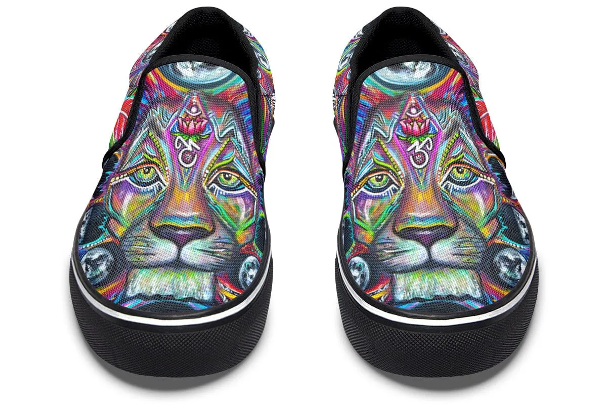 Lunar Lion Slip on Shoes