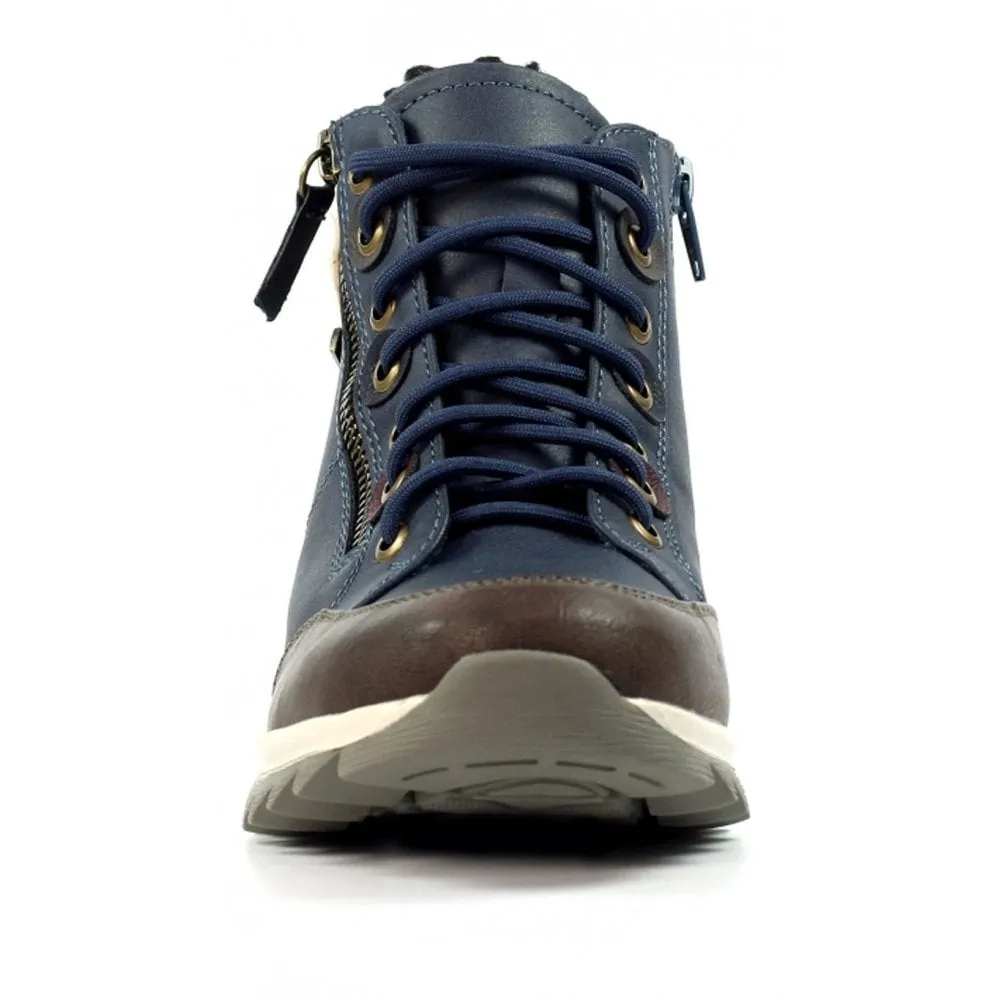 Lunar
Womens Dasha Navy Zip-Up Waterproof Boots GLB136 BL