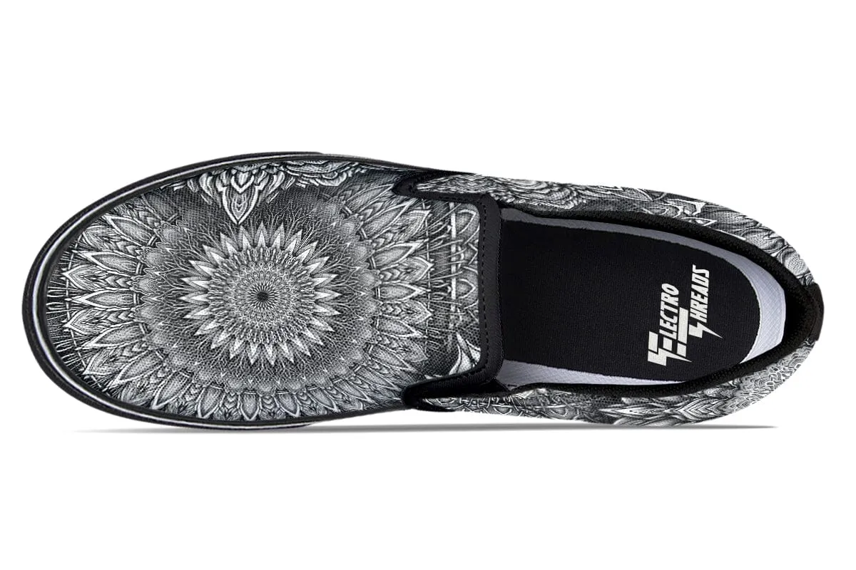 Mandala Bloom Slip on Shoes