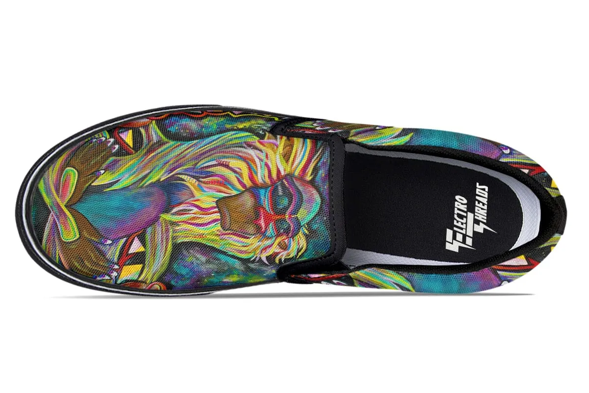 Meditating Rafiki Slip on Shoes