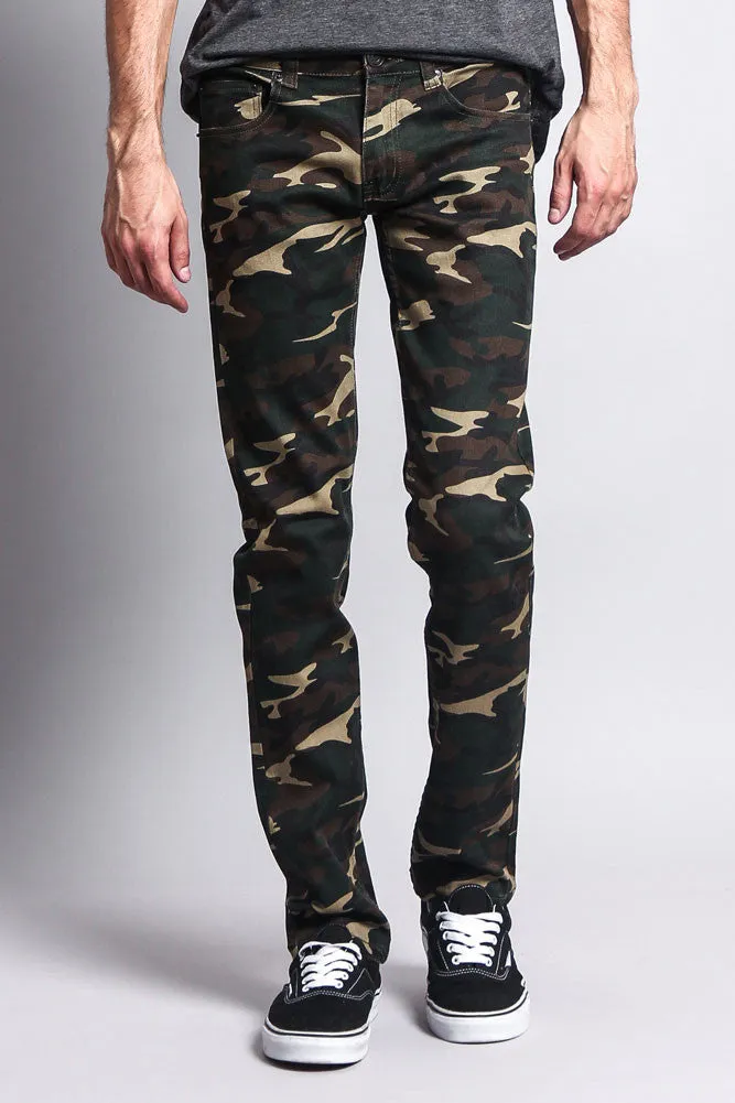 Men's Camo Skinny Jeans