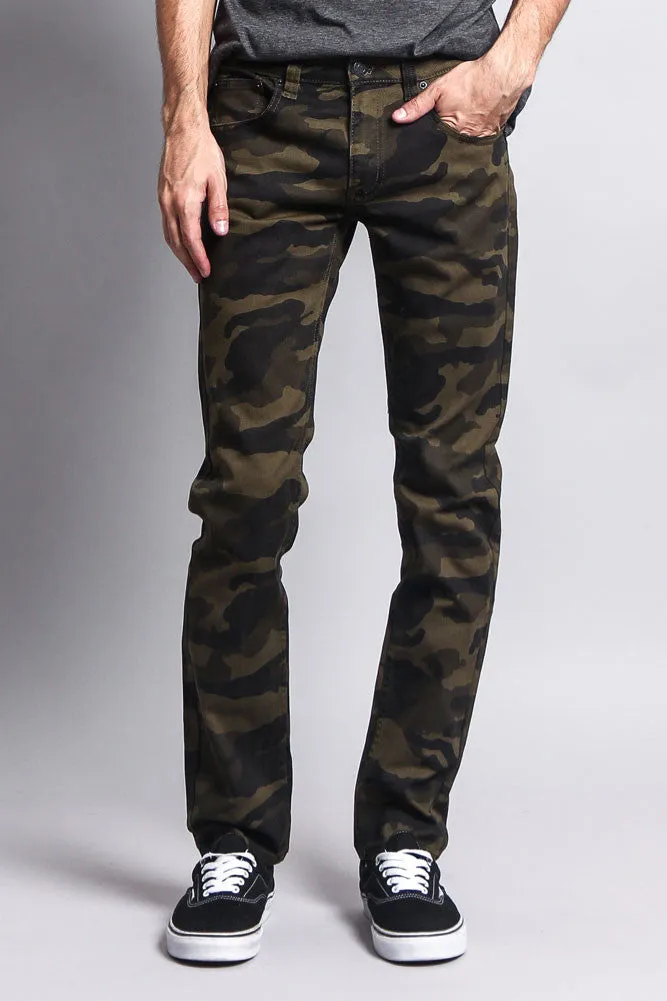 Men's Camo Skinny Jeans