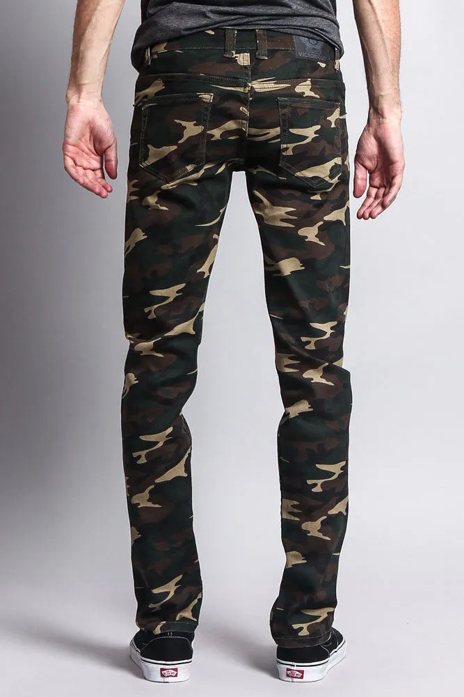 Men's Camo Skinny Jeans