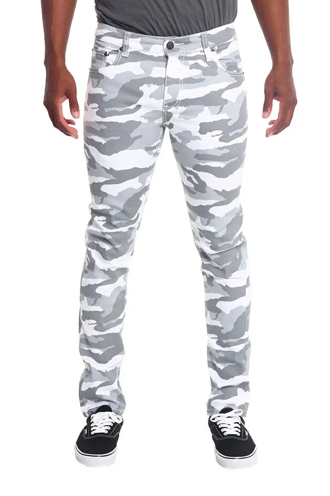 Men's Camo Skinny Jeans