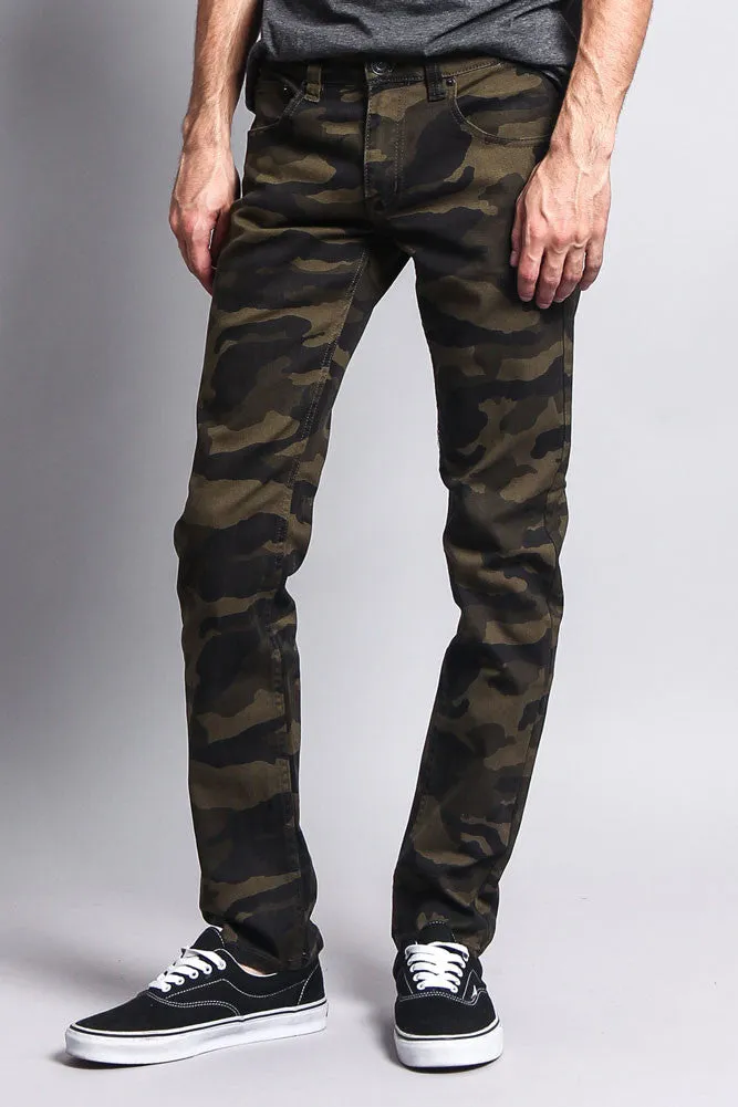 Men's Camo Skinny Jeans