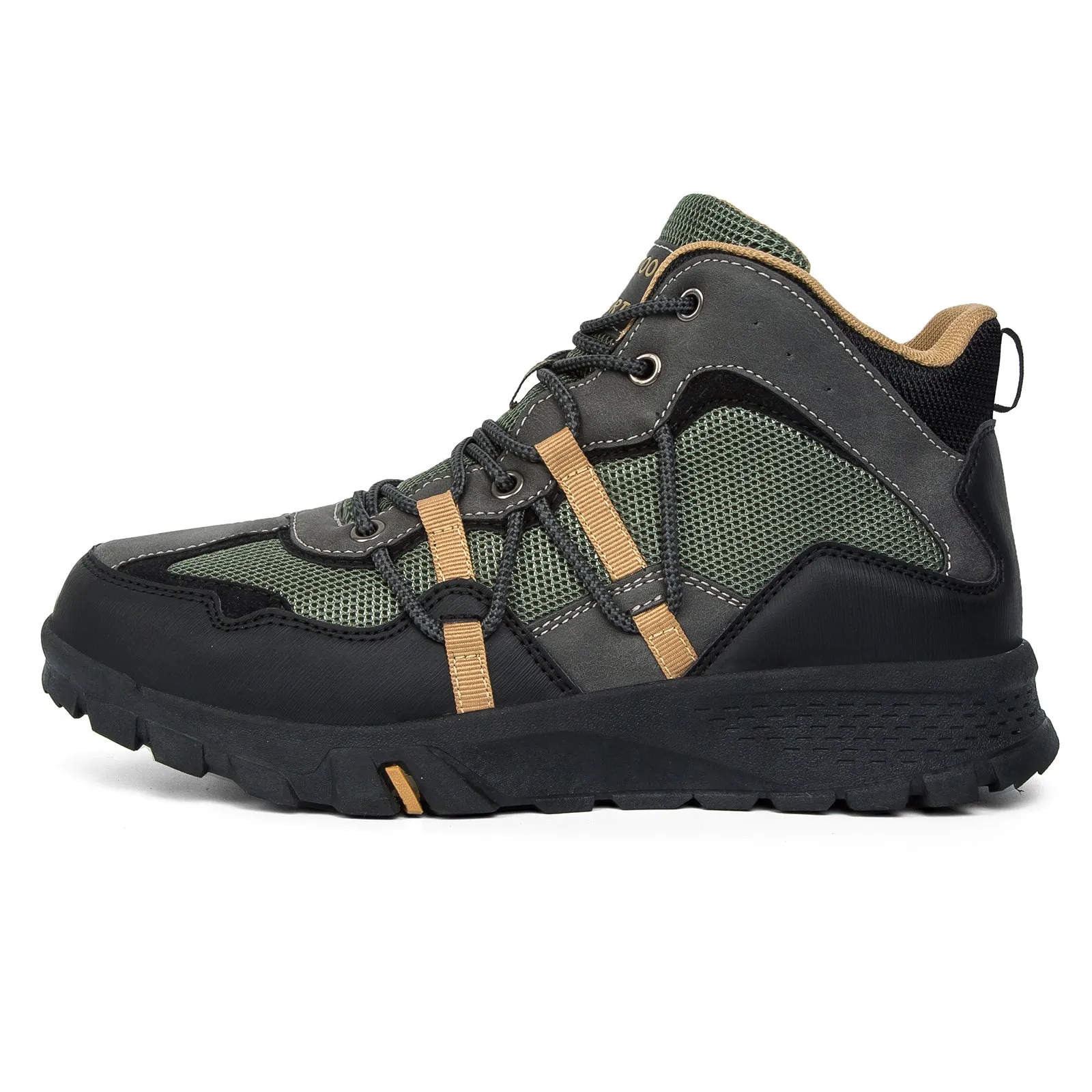 Men's Camping Outdoor Walking Hiking Trail Shoes Army Green | 762