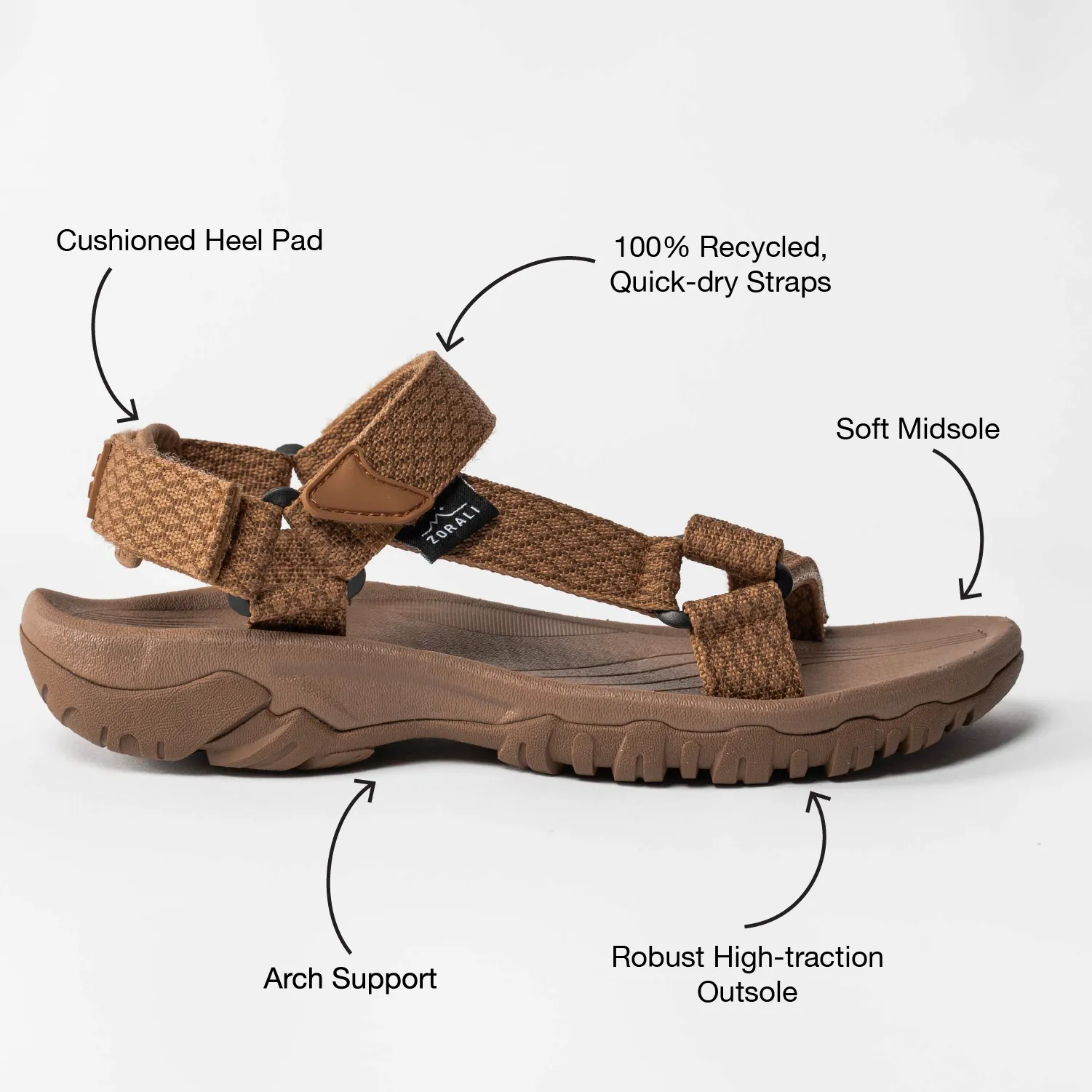 Mens Trailblazer Sandal Tan