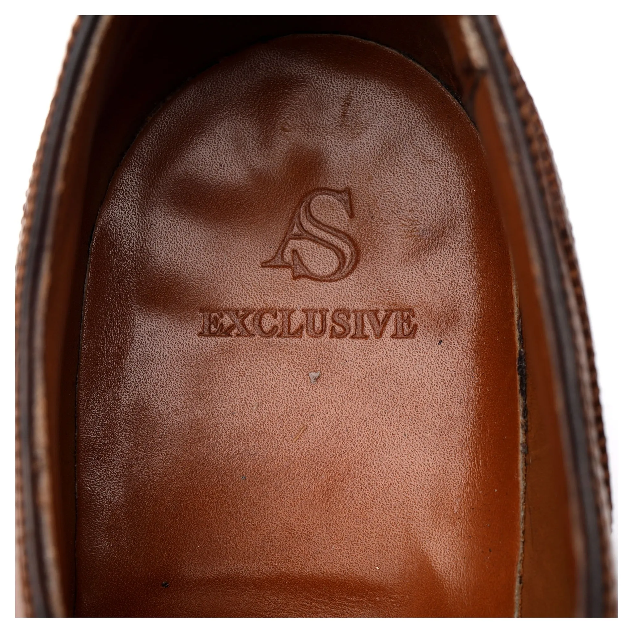 'Moore' Tan Brown Leather Oxford UK 8 F