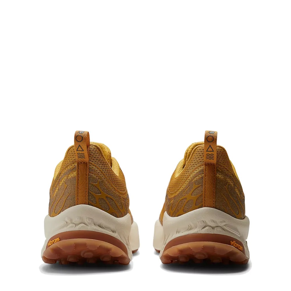 New Balance Men's Fresh Foam X Hierro v8 Sneaker in Butterscotch with Ginger Lemon and Deep Sea