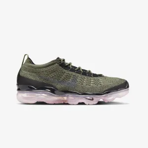 Nike | AIR VAPORMAX 2023 FLYKNIT  { MEDIUM OLIVE/BLACK-PINK OXFORD-BLACK