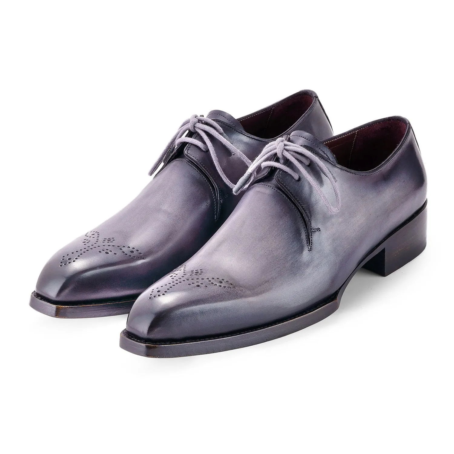 Paul Parkman Men's Shoes Calf-Skin Leather Goodyear Welted Derby Oxfords (PM6441)