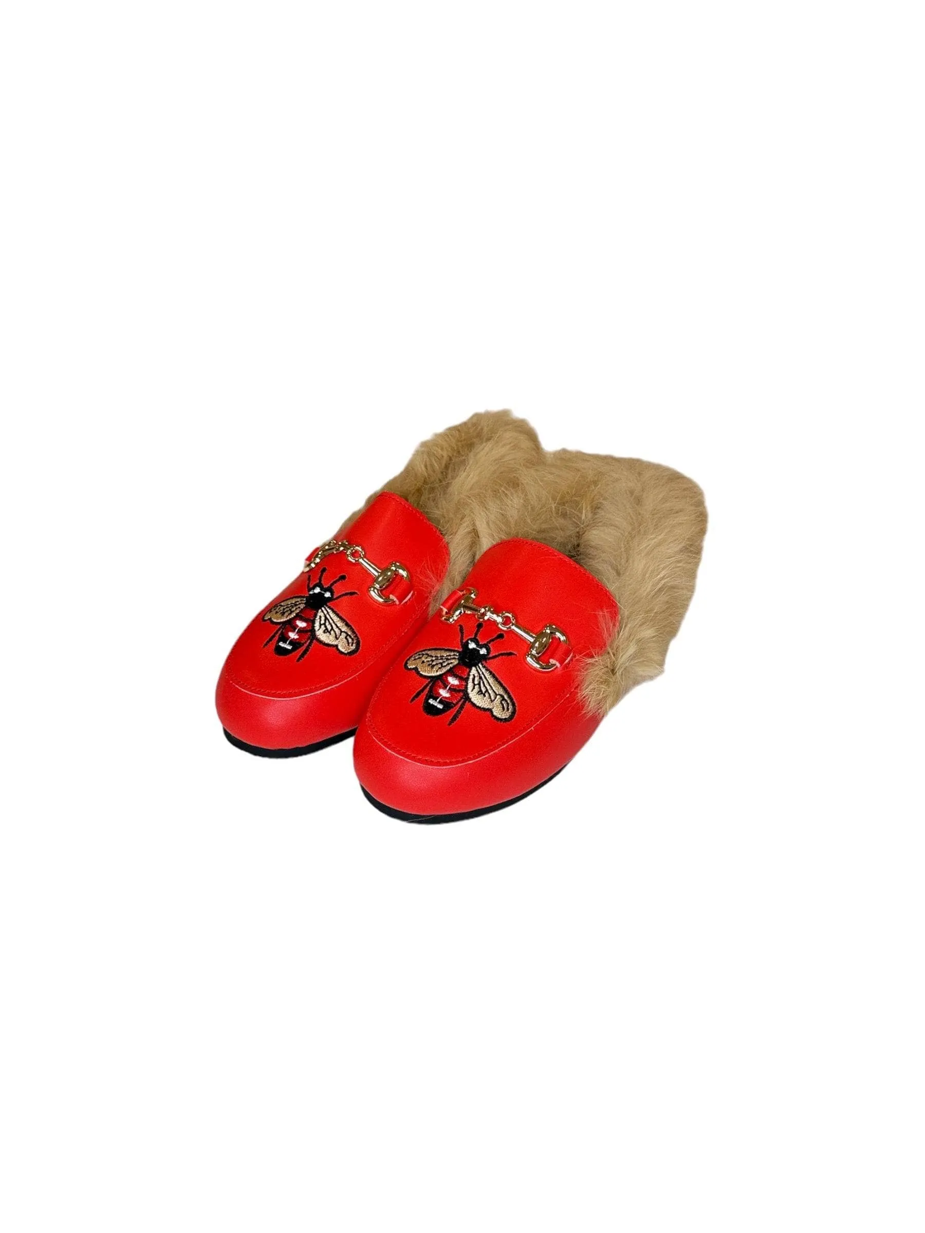 Queen Bee Faux Fur Loafer