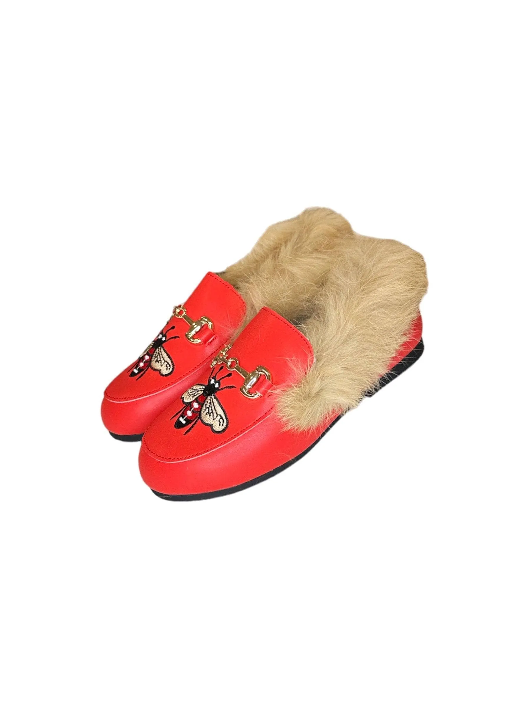 Queen Bee Faux Fur Loafer