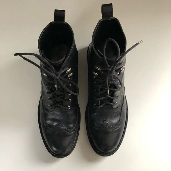 Rag and Bone Black Combat Boots