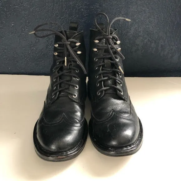 Rag and Bone Black Combat Boots