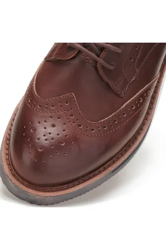 ROLLIE BROGUE RISE - VINTAGE MOCHA