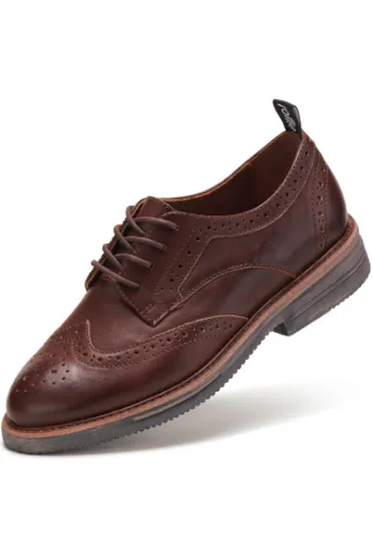 ROLLIE BROGUE RISE - VINTAGE MOCHA