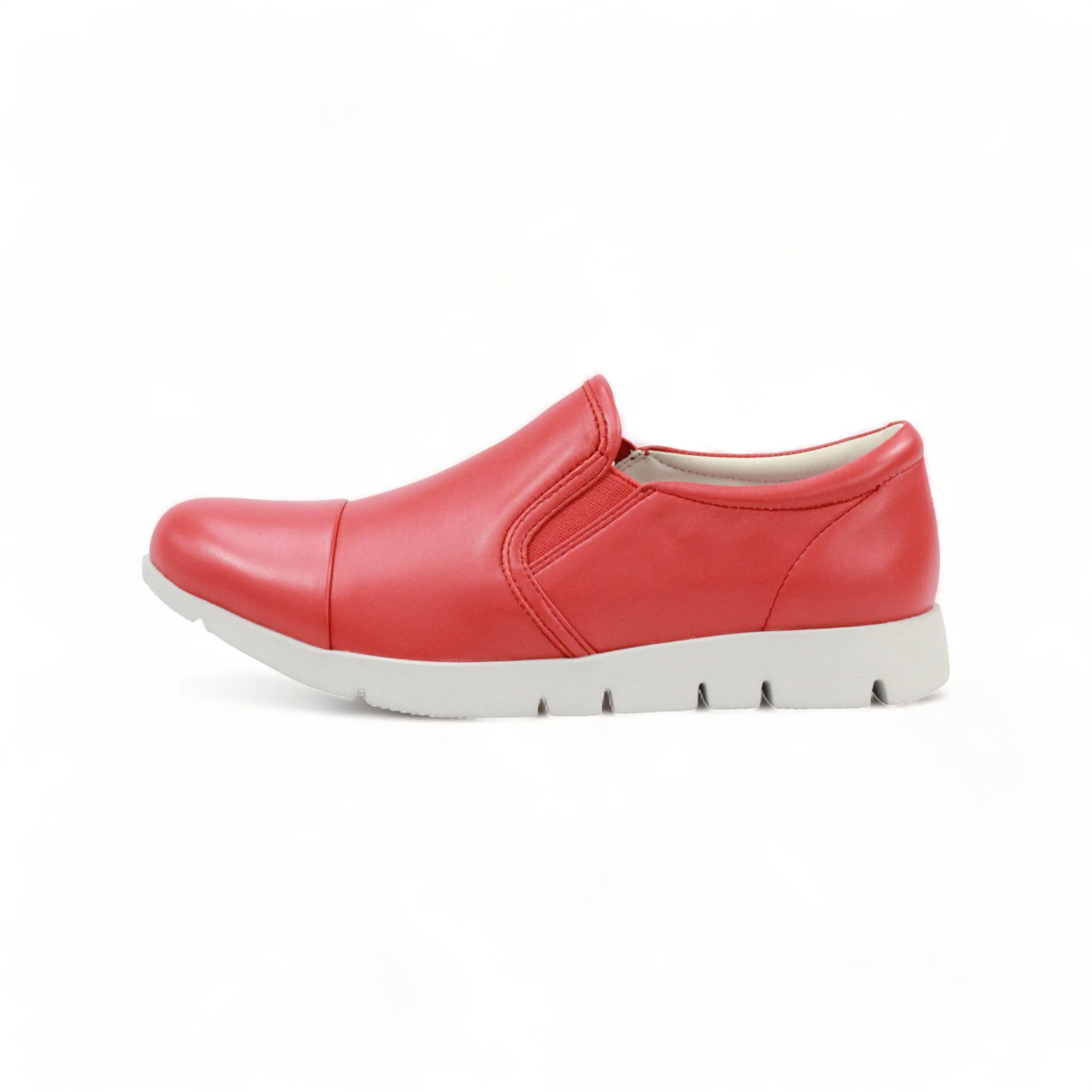 Sheepskin soft and ultra lightweight side-gore slip-on sneakers #FJ023