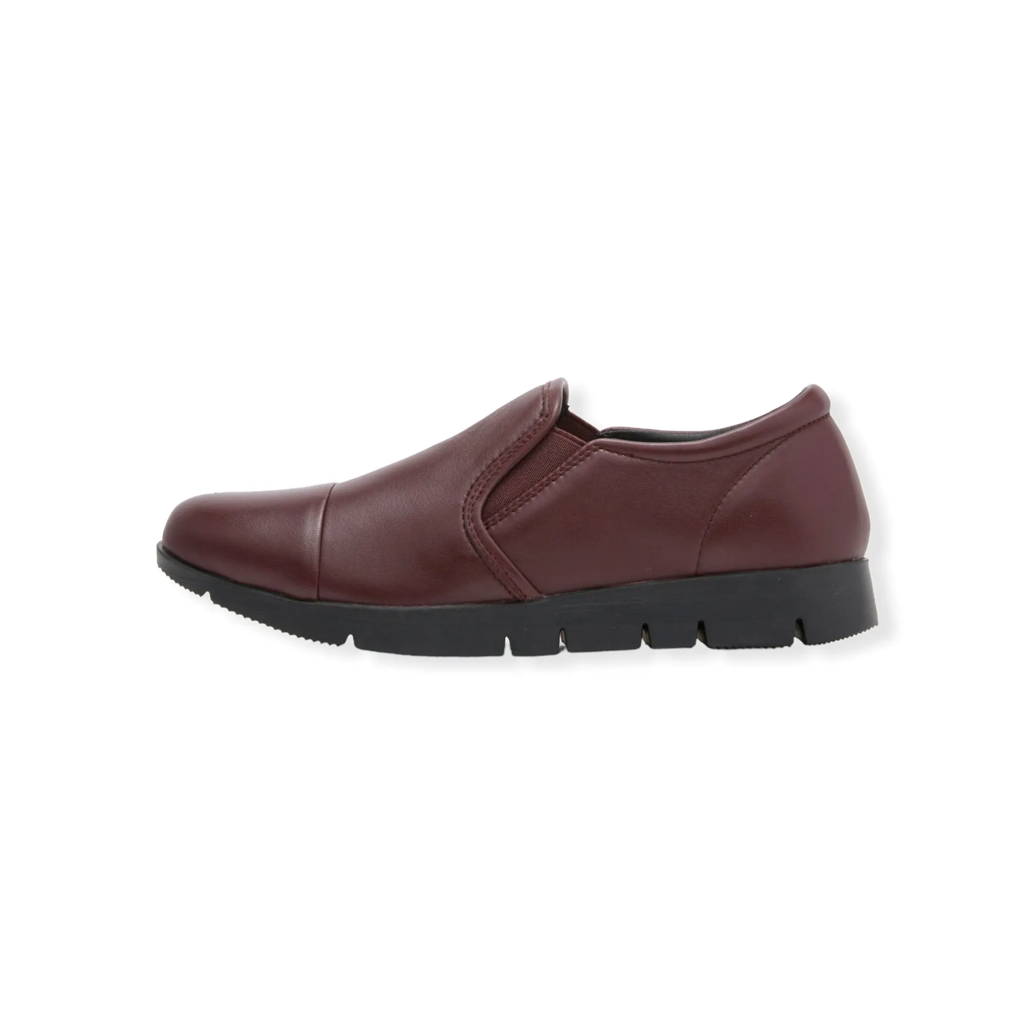 Sheepskin soft and ultra lightweight side-gore slip-on sneakers #FJ023