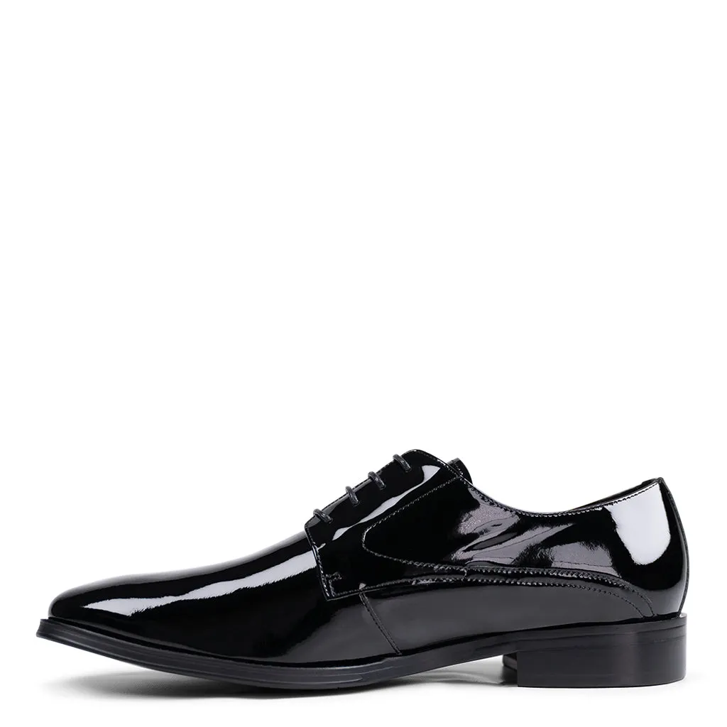 Sinatra Black Patent Derby Shoes