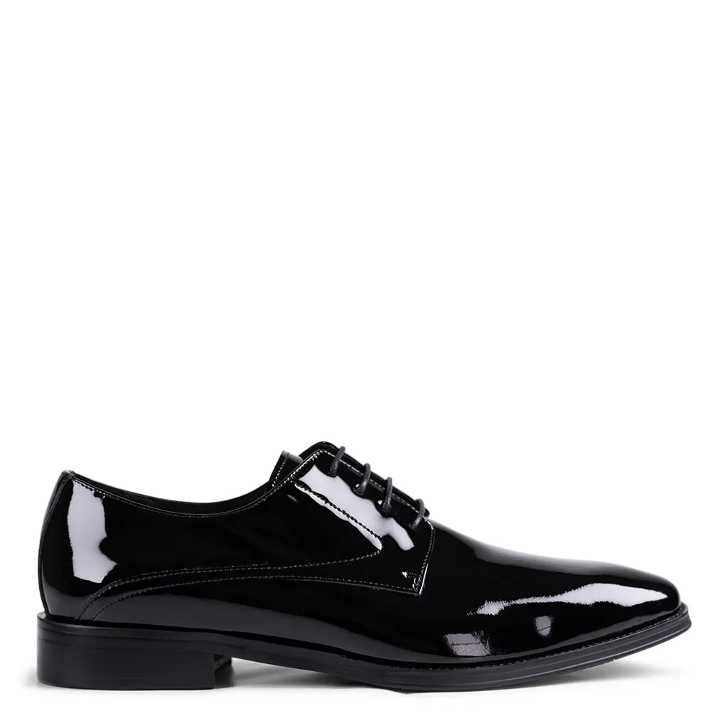 Sinatra Black Patent Derby Shoes