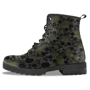 Skull Pattern Boots