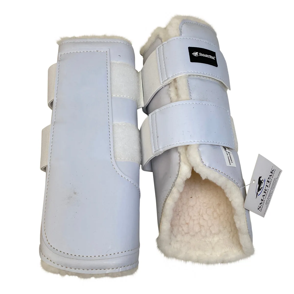 SmartPak Hind Sport Boots in White - Large