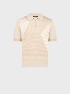 Striped Short Sleeve Polo