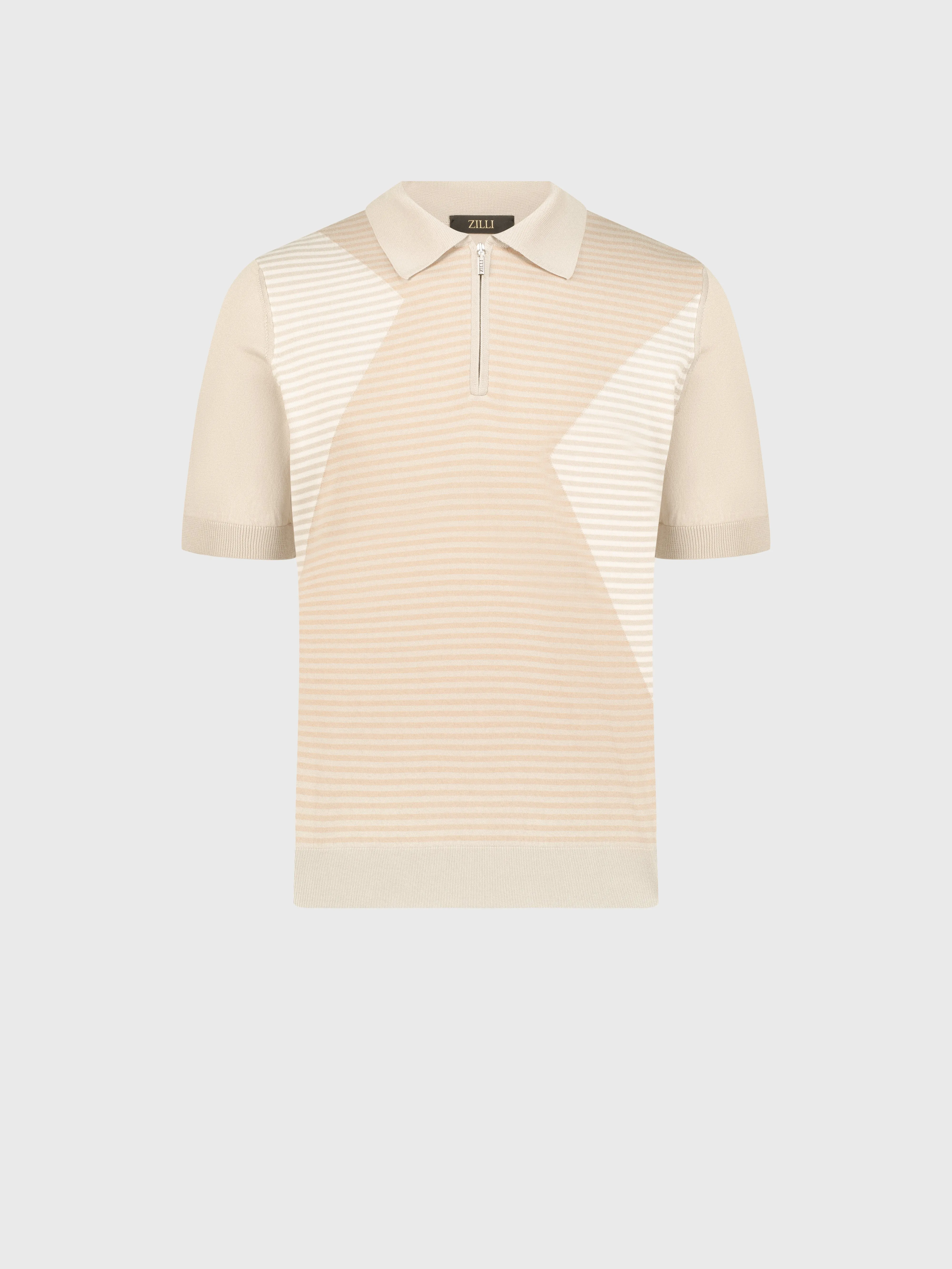 Striped Short Sleeve Polo