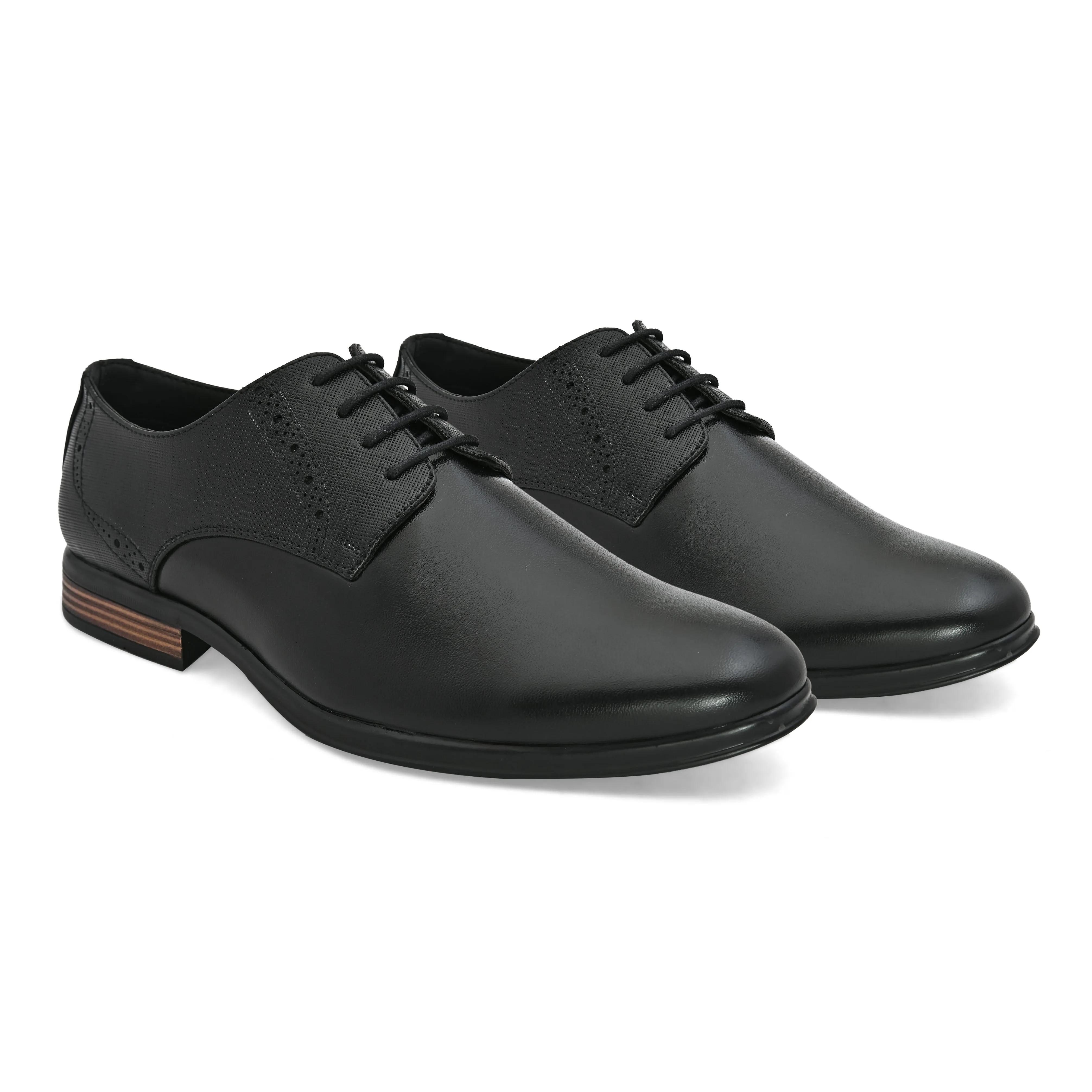 VB'14 Black Derby Shoes