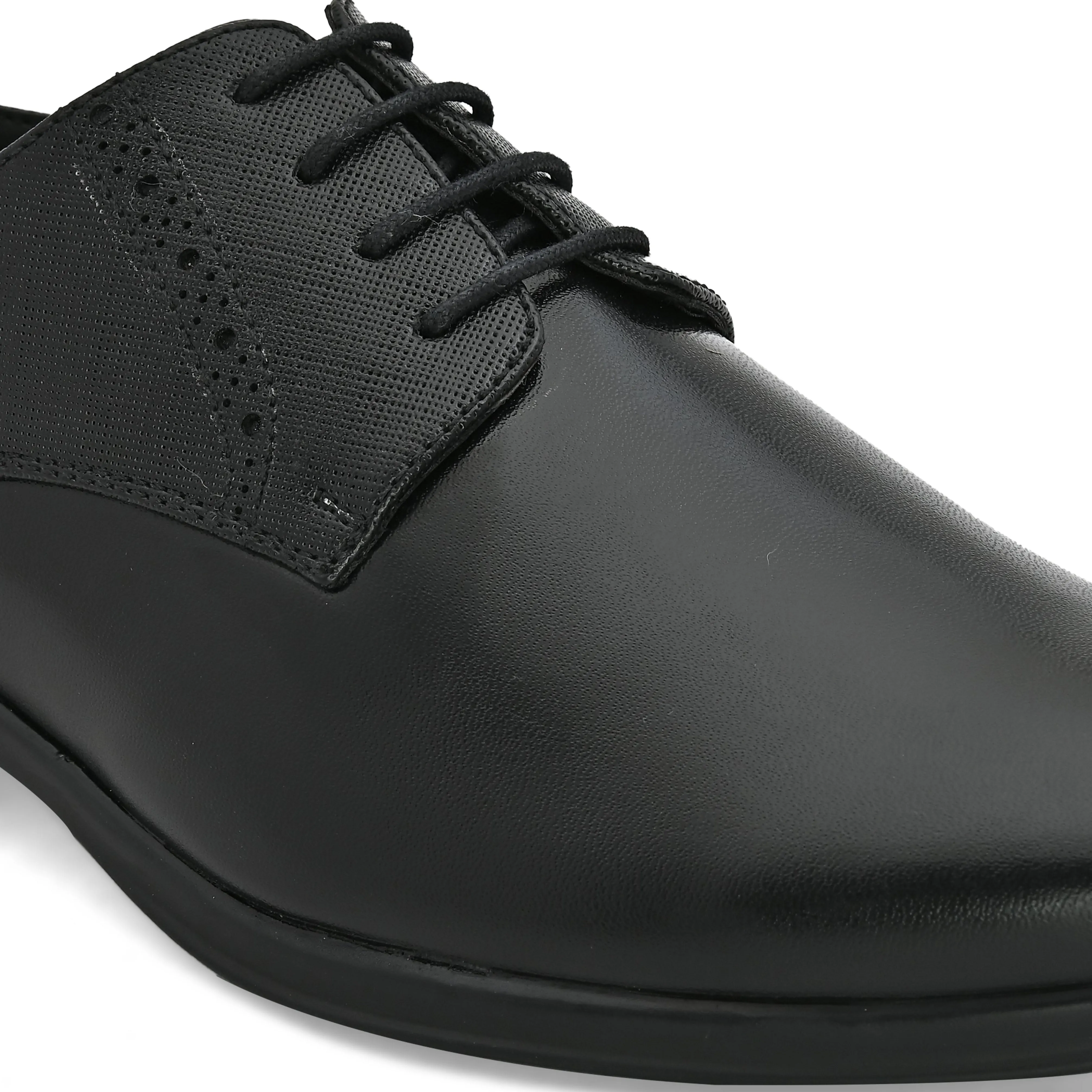 VB'14 Black Derby Shoes