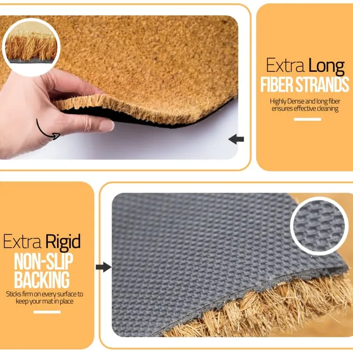 Welcome Square Coir Mat