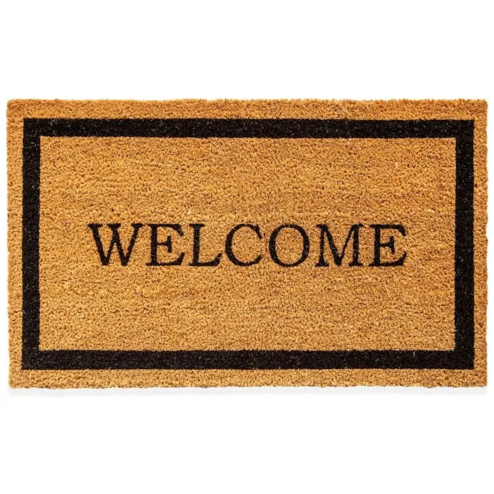 Welcome Square Coir Mat