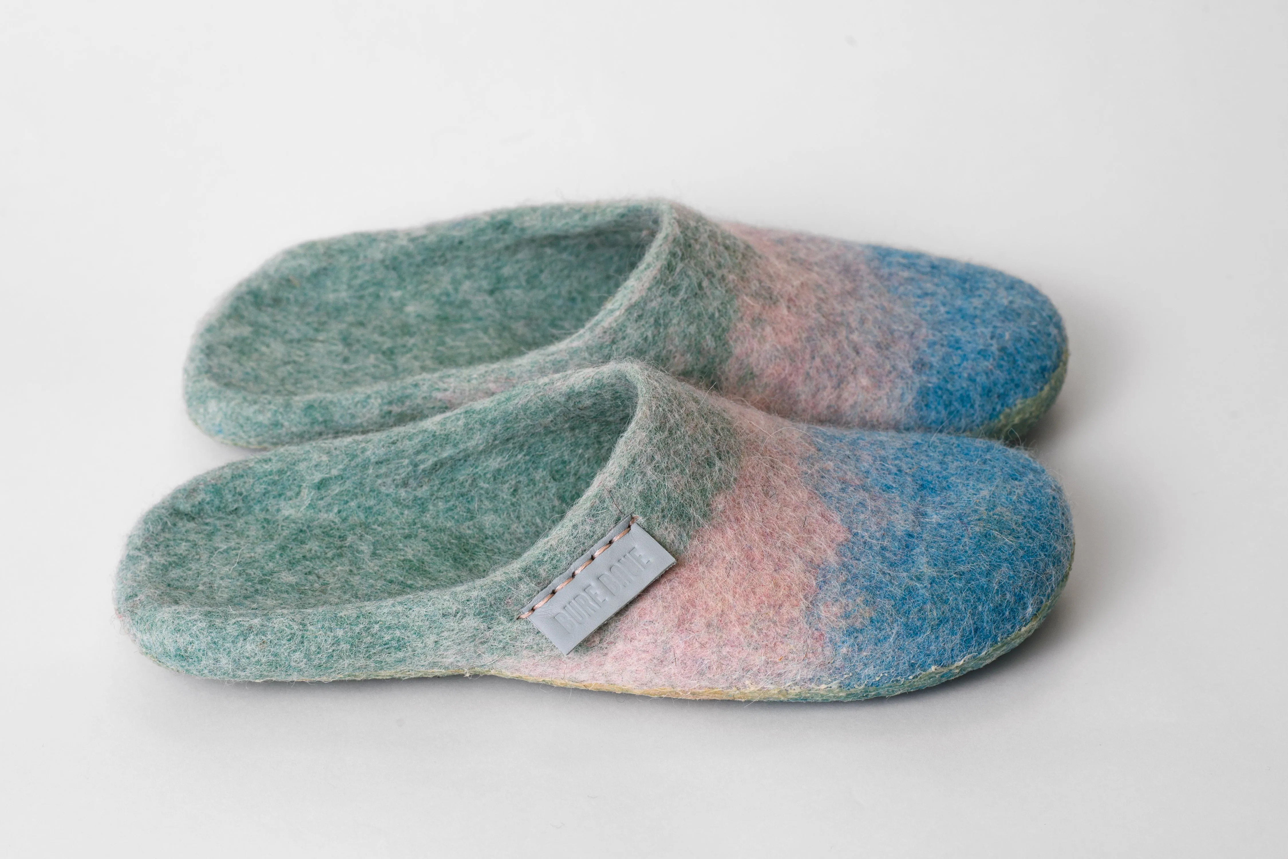 Women's Slippers - Mint Turquoise Blush