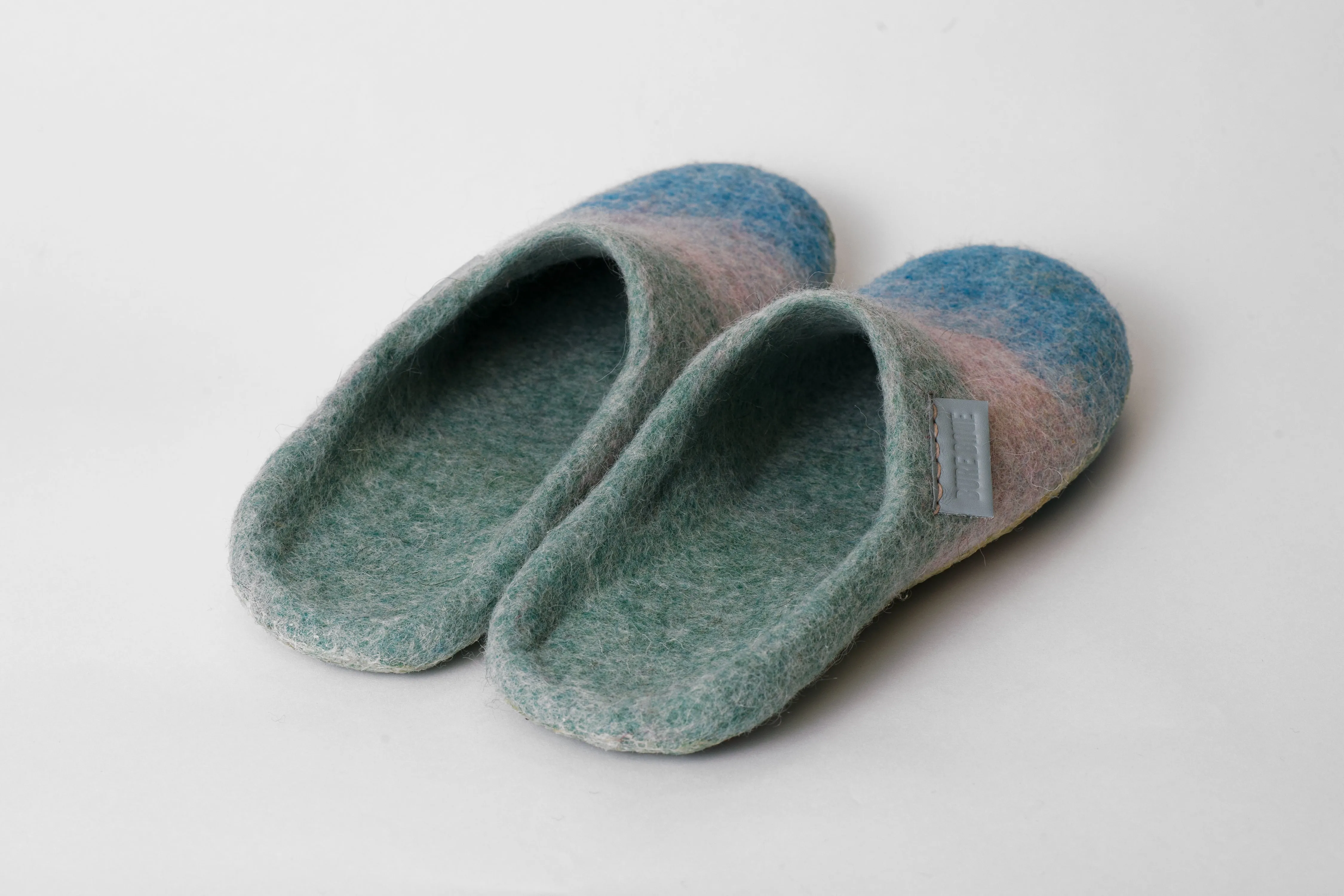 Women's Slippers - Mint Turquoise Blush